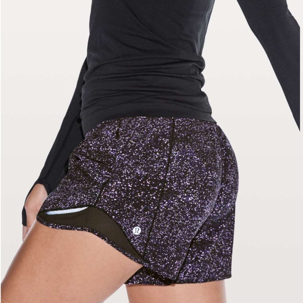 EUC Sz8 Tall lululemon Women's Hotty Hot II Crystalline multi/Black